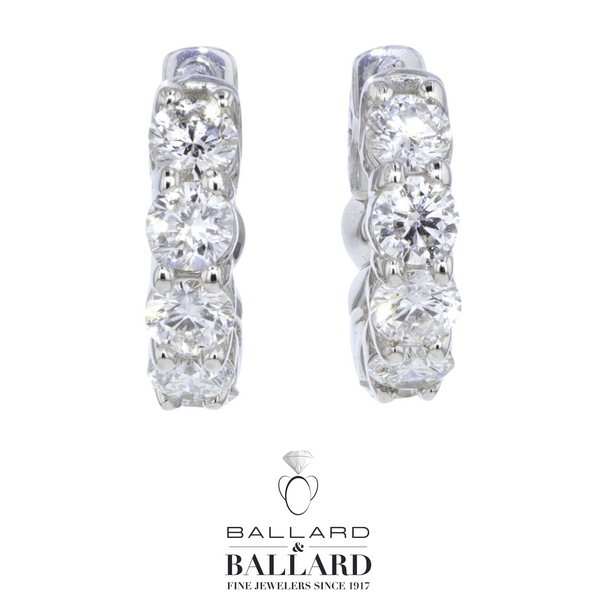 Lab grown Diamond Earrings Ballard & Ballard Fountain Valley, CA