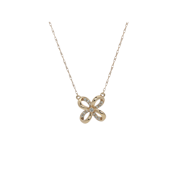 Diamond Flower Pendant Ballard & Ballard Fountain Valley, CA