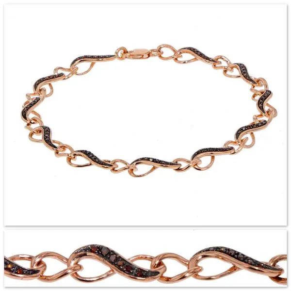 Lady's Rose 10 Karat Infinity Bracelet Ballard & Ballard Fountain Valley, CA