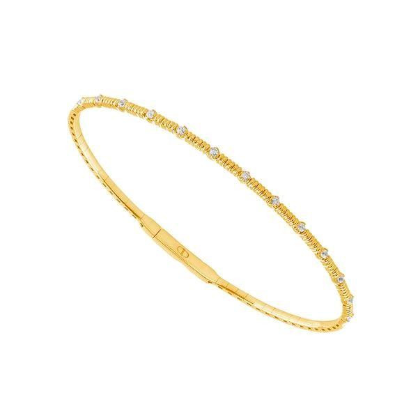 Wide Finest Design Recycled Plastic Bracelet - Yellow — Niger Bend