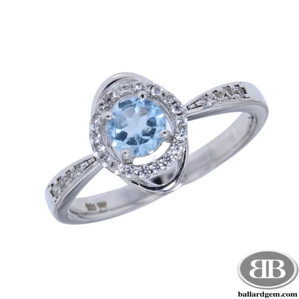 White online sapphire birthstone