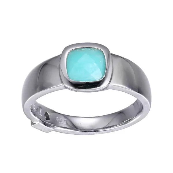 Sterling Silver "ELLE" Peru Amazonite Ring Ballard & Ballard Fountain Valley, CA