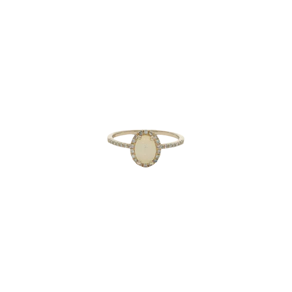 Yellow Gold Opal Fashion Ring Ballard & Ballard Fountain Valley, CA