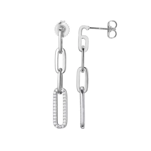 Sterling Silver Paperclip Style Earrings Ballard & Ballard Fountain Valley, CA