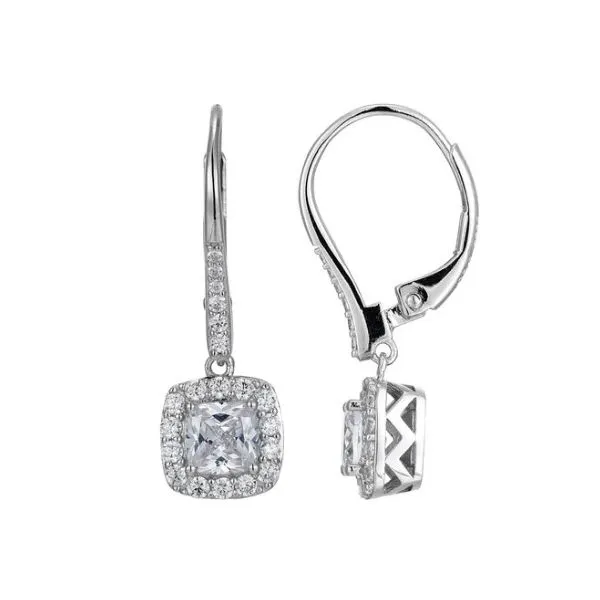 Sterling Silver ELLE "Radiance" Dangle Earrings Ballard & Ballard Fountain Valley, CA