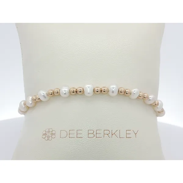 Gold Filled Bead and Pearl Bracelet Ballard & Ballard Fountain Valley, CA