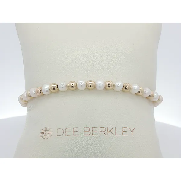 Smooth Pearl and Gold Filled Bead Bracelet Ballard & Ballard Fountain Valley, CA