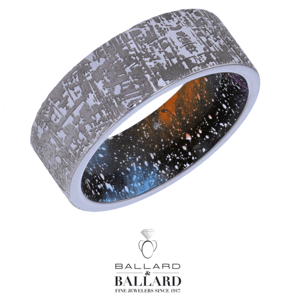 Tungsten Flat Pattern Engraved Finish W/Cerakote Interior Sleeve Galaxy Pattern Ballard & Ballard Fountain Valley, CA