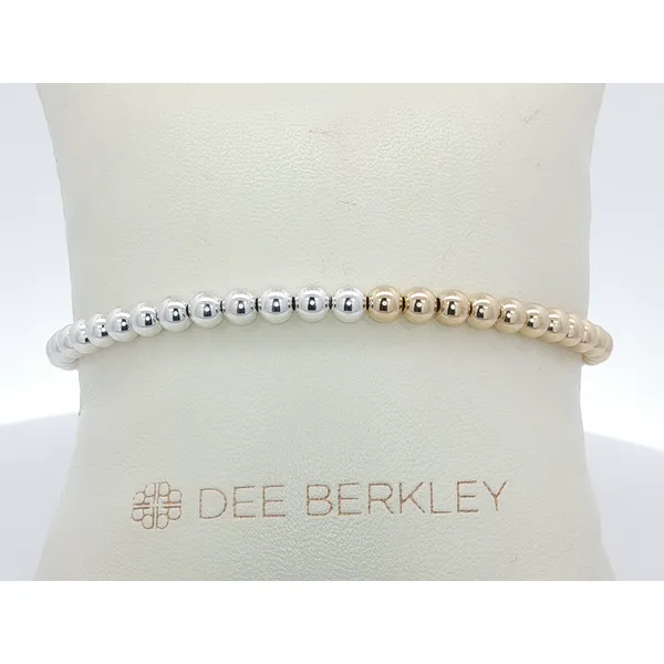 Gold Filled and Sterling Silver Bead Bracelet Ballard & Ballard Fountain Valley, CA