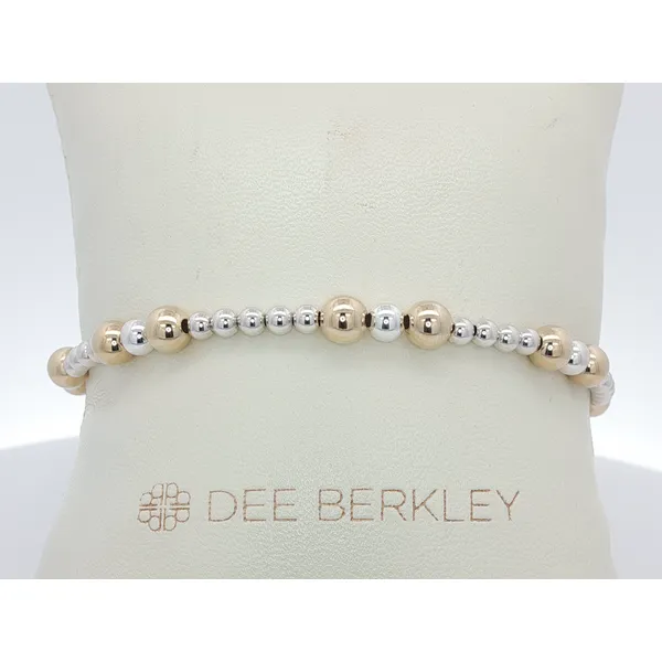 Sterling Silver and Gold Filled Bead Bracelet Ballard & Ballard Fountain Valley, CA
