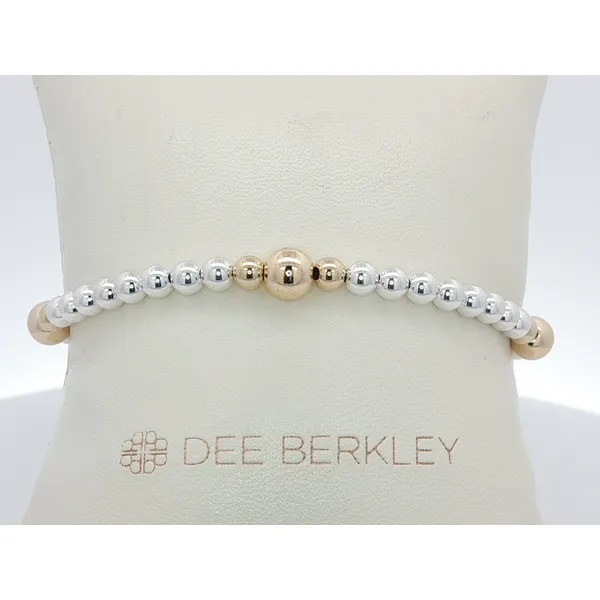 Sterling Silver and Gold Filled Bead Bracelet Ballard & Ballard Fountain Valley, CA