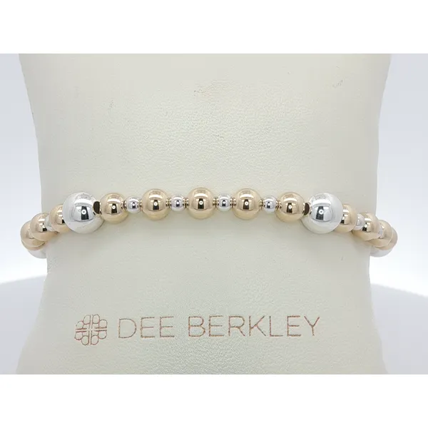 Sterling Silver and Gold Filled Bead Bracelet Ballard & Ballard Fountain Valley, CA