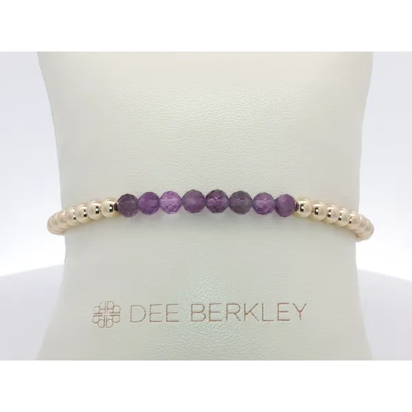 Gold Filled Amethyst Bar Bracelet Ballard & Ballard Fountain Valley, CA