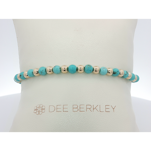 Blue Howlite Gold Filled Bracelet Ballard & Ballard Fountain Valley, CA