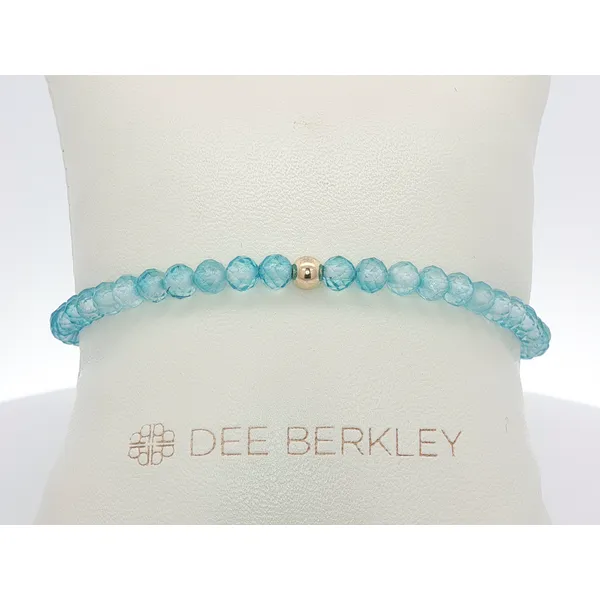 Faceted Topaz and Gold Filled Bead Bracelet Ballard & Ballard Fountain Valley, CA