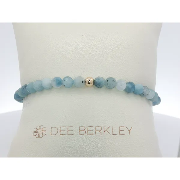 Faceted Aquamarine Gold Filled Bracelet Ballard & Ballard Fountain Valley, CA