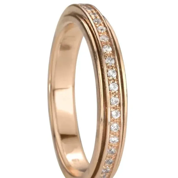 Lunar RGV 14 KT Rose Gold Vermeil Meditation Ring Ballard & Ballard Fountain Valley, CA