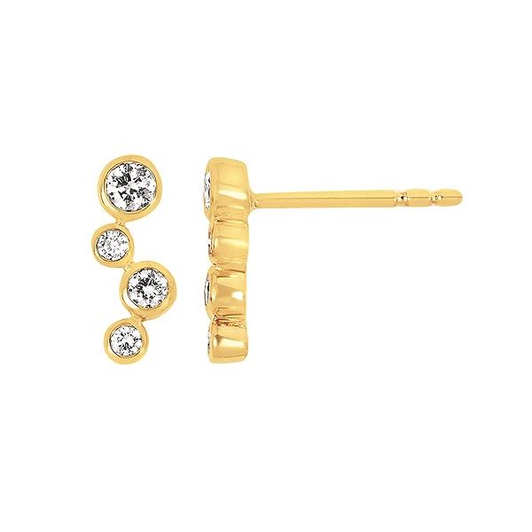 Diamond Earrings Image 2 Banks Jewelers Burnsville, NC