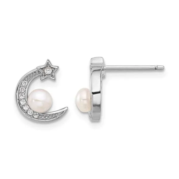 Pearl Earrings Image 2 Banks Jewelers Burnsville, NC