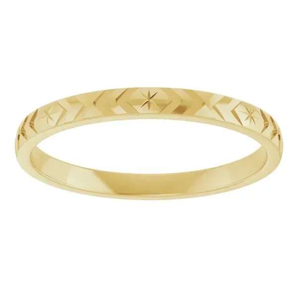 Gold Wedding Band Image 2 Banks Jewelers Burnsville, NC