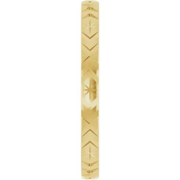 Gold Wedding Band Image 3 Banks Jewelers Burnsville, NC