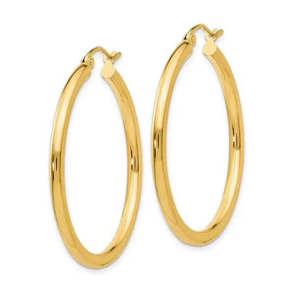 Gold Earrings Image 2 Banks Jewelers Burnsville, NC