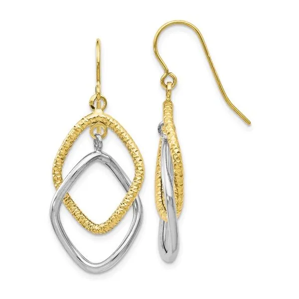 Gold Earrings Image 2 Banks Jewelers Burnsville, NC