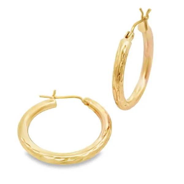 Gold Earrings Image 2 Banks Jewelers Burnsville, NC