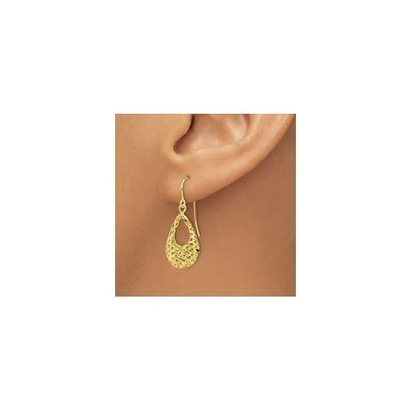 Gold Earrings Image 3 Banks Jewelers Burnsville, NC