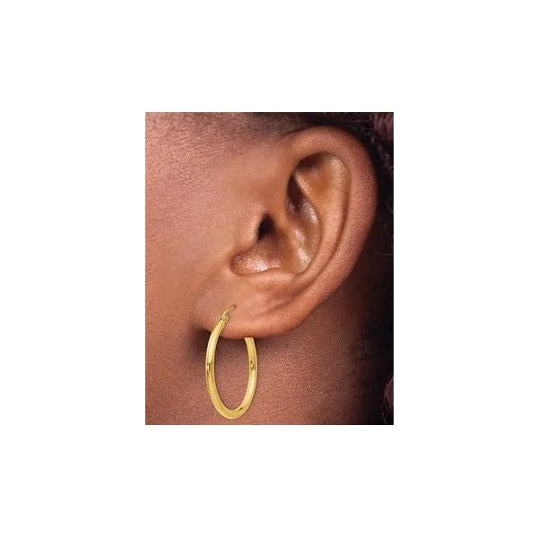 Gold Earrings Image 3 Banks Jewelers Burnsville, NC