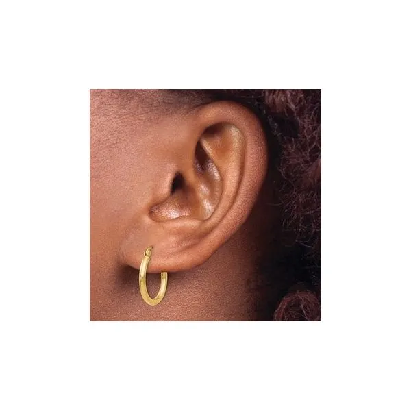 Gold Earrings Image 2 Banks Jewelers Burnsville, NC