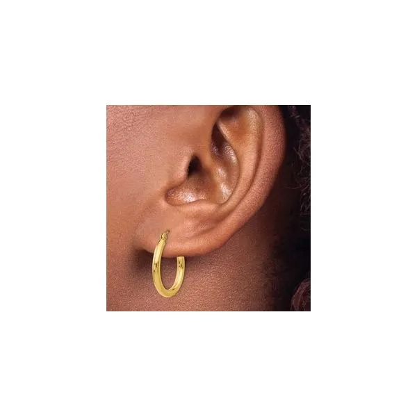 Gold Earrings Image 2 Banks Jewelers Burnsville, NC