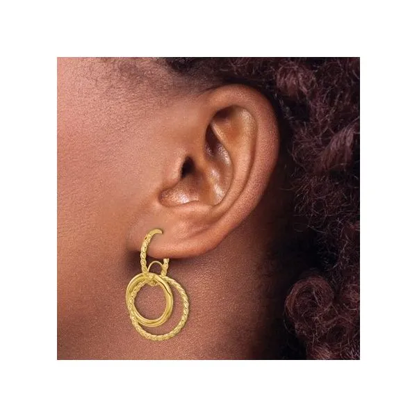 Gold Earrings Image 3 Banks Jewelers Burnsville, NC
