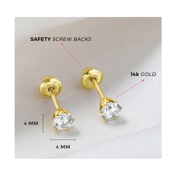 Gold Earrings Image 2 Banks Jewelers Burnsville, NC