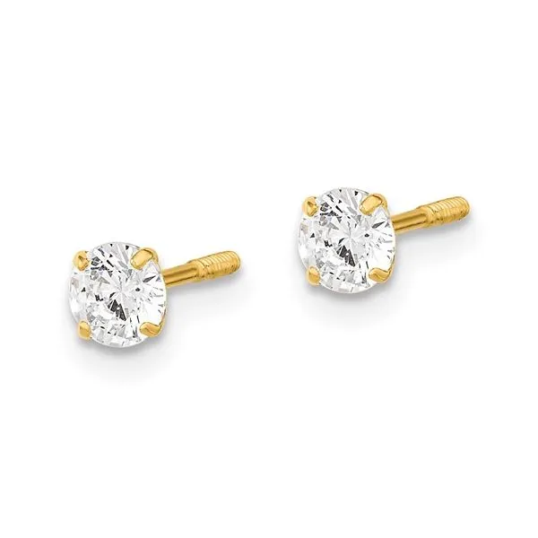 Gold Earrings Image 2 Banks Jewelers Burnsville, NC
