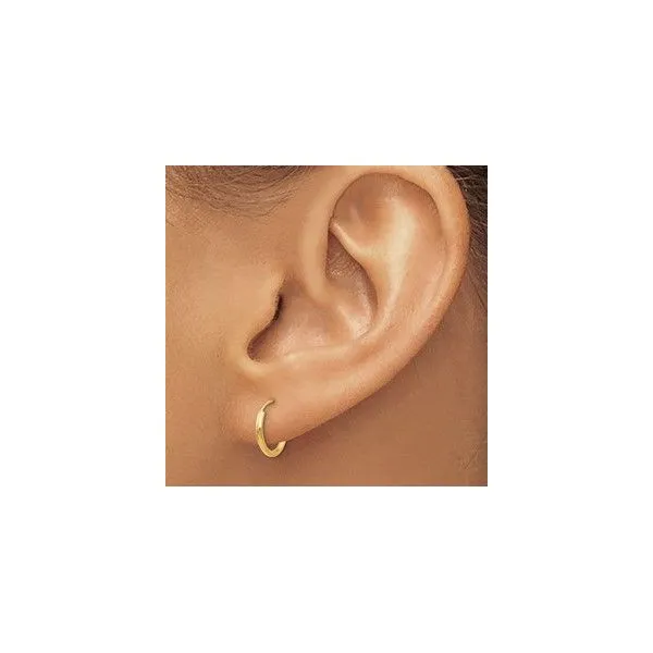 Gold Earrings Image 2 Banks Jewelers Burnsville, NC