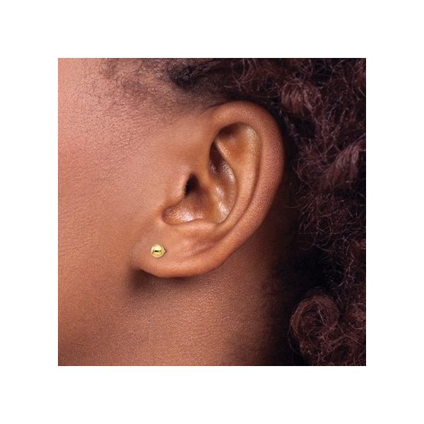 Gold Earrings Image 2 Banks Jewelers Burnsville, NC