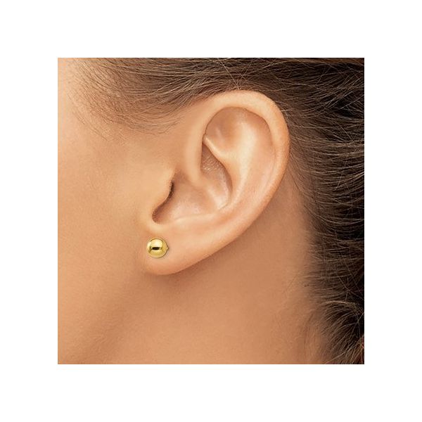 Gold Earrings Image 2 Banks Jewelers Burnsville, NC