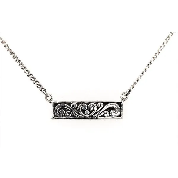 Silver Necklace Image 2 Banks Jewelers Burnsville, NC