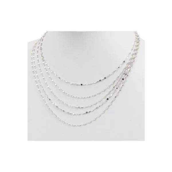 Silver Necklace Banks Jewelers Burnsville, NC