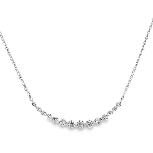 Silver Necklace Image 2 Banks Jewelers Burnsville, NC