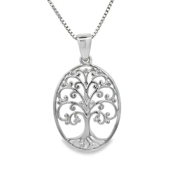 Silver Necklace Banks Jewelers Burnsville, NC
