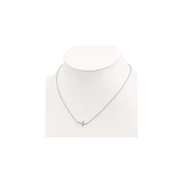 Silver Necklace Image 3 Banks Jewelers Burnsville, NC