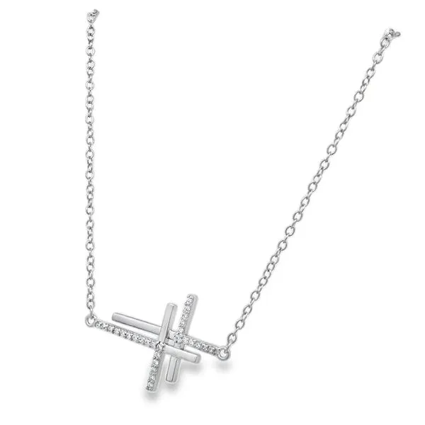 Silver Necklace Image 2 Banks Jewelers Burnsville, NC