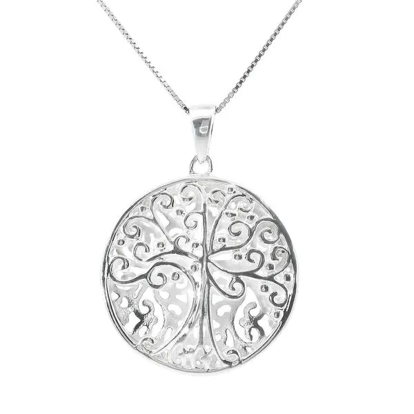 Silver Necklace Image 2 Banks Jewelers Burnsville, NC