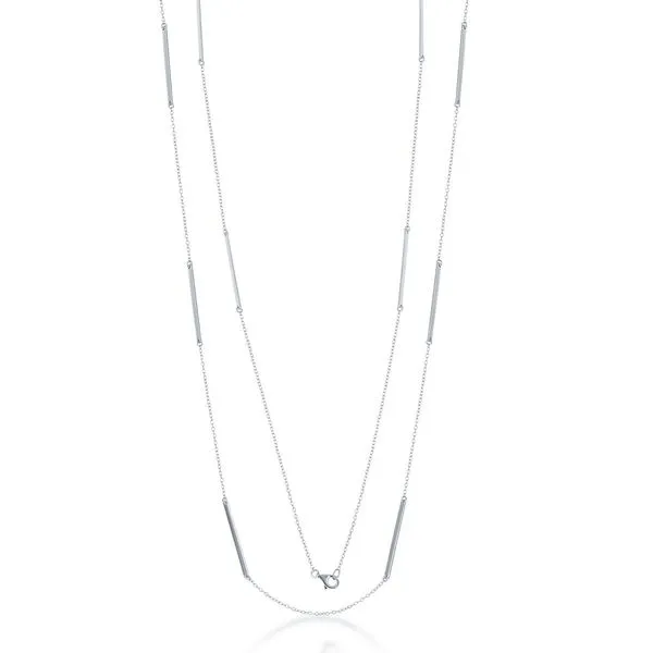 Silver Necklace Image 2 Banks Jewelers Burnsville, NC