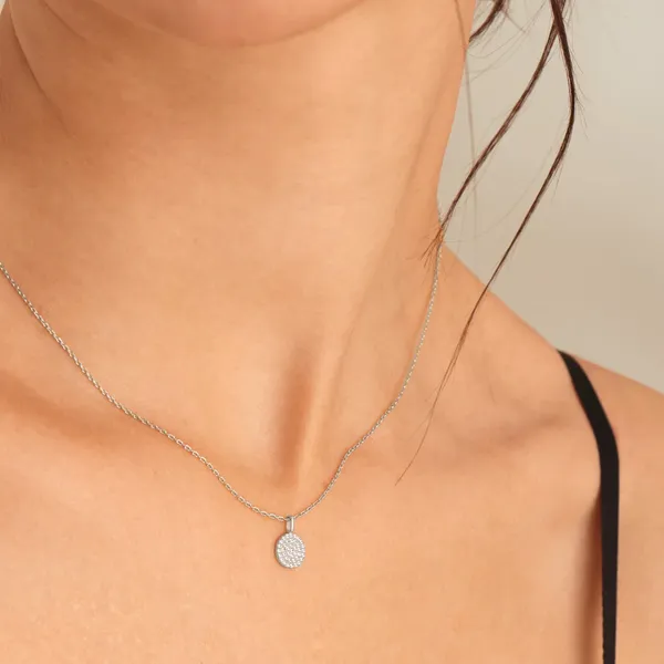 Silver Necklace Image 3 Banks Jewelers Burnsville, NC