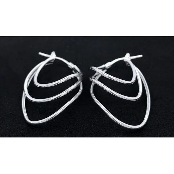 Silver Earrings Image 2 Banks Jewelers Burnsville, NC