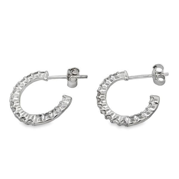 Silver Earrings Image 2 Banks Jewelers Burnsville, NC