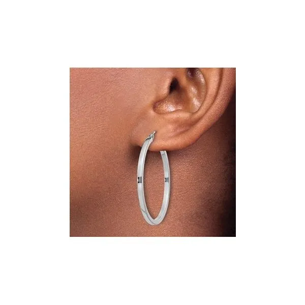 Silver Earrings Image 3 Banks Jewelers Burnsville, NC